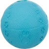Trixie Natural Rubber Toy Dog Ball, 9 cm (Multi-color) Pack
