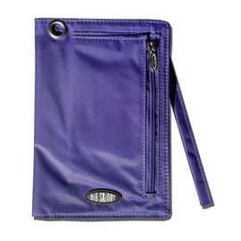Big Skinny Women's Plus Size myPhone Bi-Fold Slim Wallet, Holds Up to 20 Cards, Purple, One