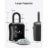 Puroma Key Lock Box, Portable Combination Lockbox Wall-Mounted Key Storage