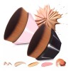 generic Set 2 Brochas Kabuki Planas Para Maquillaje Base Corrector