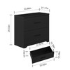 2-Drawer Wood Lateral File Cabinet, Filing Cabinets Anti-Tilt Mechanism for