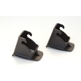 2Pcs ISOFIX Interface Belt Latch Guide Car Seat Isofix Guide Groove Car Child Seat ISOFIX Locater Guide Black