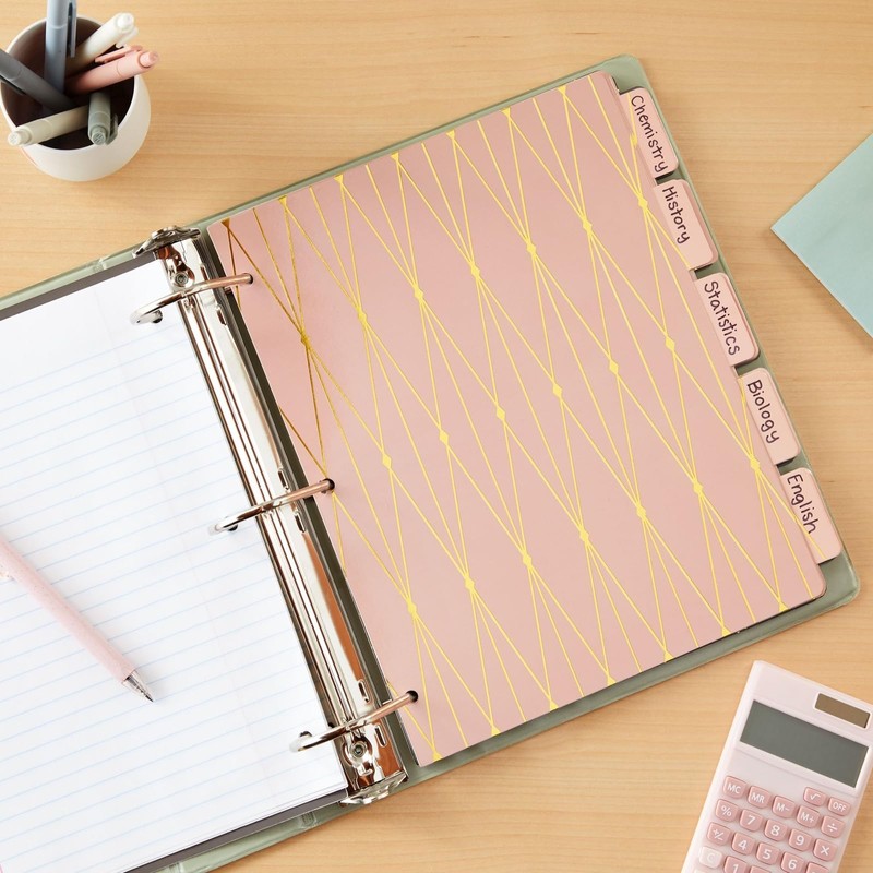 Paper Junkie 6 Sets of 5 Tab Dividers for 3