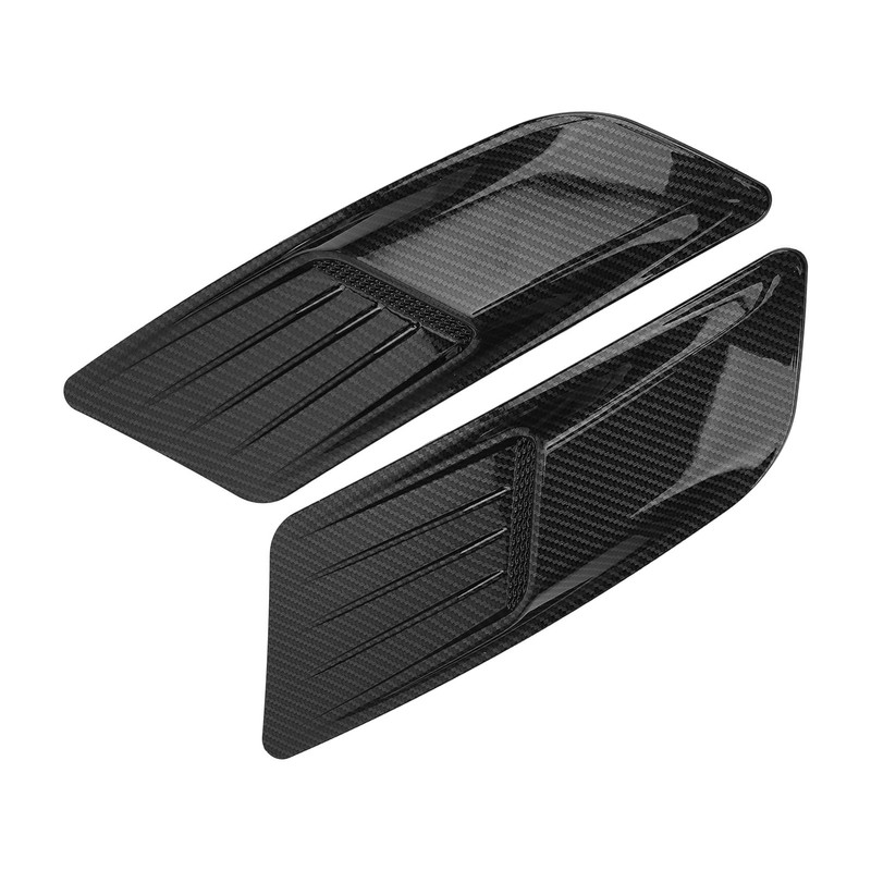 Pair Universal Front Hood Air Vent Molding Bonnet Cover Trim