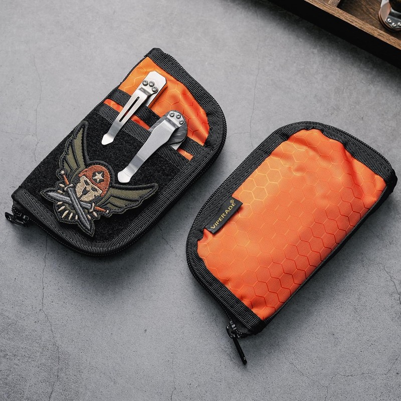 VIPERADE Small EDC Pouch, EDC Pocket Organiser for Men, Nylon