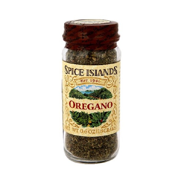 Spice Island Oregano, 0.6-Ounce Jar (Pack of 6)
