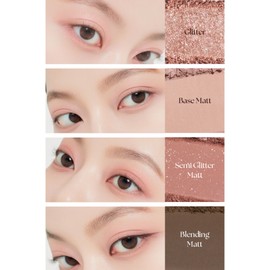 Rainbow Mansion Twist Multi-Pearl Eye Palette 05 FOG ROSE BNS / 무지개맨션 트위스트 멀티 펄 아이팔레트 05 FOG ROSE BNS