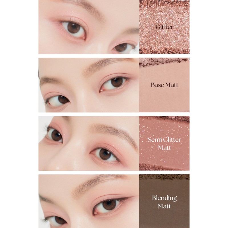 Rainbow Mansion Twist Multi-Pearl Eye Palette 05 FOG ROSE BNS
