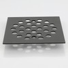 Square 4-1/4 Inch Screw-in Floor Drain Cover Replacement Stainless Steel