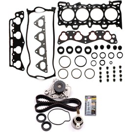 ASAPE 032-2897 Timing Belt Kit with Water Pump Fit for 1996-2000 for Honda Civic 1.6L 1996-1997 for Honda Civic del Sol 1.6L