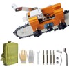 Chainsaw Chain Sharpening Jig, Electric Chainsaw Sharpening Jig Portable Crank