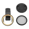 Tongdejing 52mm Clip-on CPL Phone Camera Lens Filter, Universal CPL