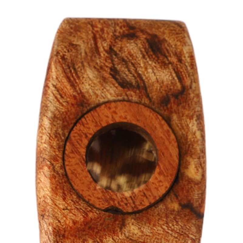 Kazoo Flute Maple Wood Flute Musical Wind Instrument with Diaphragm