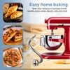 Stainless Steel Dough Hook for KitchenAid 5QT-6QT Bowl-Lift Stand Mixers,