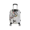 InUSA World Print Luggage with Spinner Wheels | Durable Lightweight