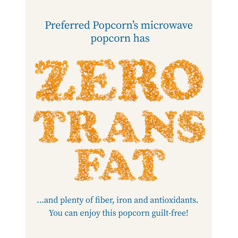 Preferred Popcorn Microwave Popcorn, Non-GMO, Whole Grain, Gluten Free (Jalapeno,