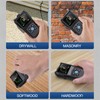 Pinless Moisture Meter LCD Digital Display 4 in 1 Dampness