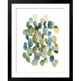 ART.COM Wall Premium Giclee Print Skip Hop II on Black Frame by Chariklia Zarris, 32" x 40"
