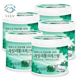 Blue Field 푸른들판 핀란드산 자일리톨 크리스탈 분말 가루 250gx5통 Blue Field Finnish Xylitol Crystal Powder 250g x 5 packs