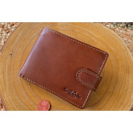 Gusti Geldbörse Leder - Gustav Herren Portemonnaie Brieftasche Geldbeutel Braun Leder