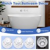 ZephyrJazz Bathtub and Shower 3 Piece Windsor Replacement Handles for