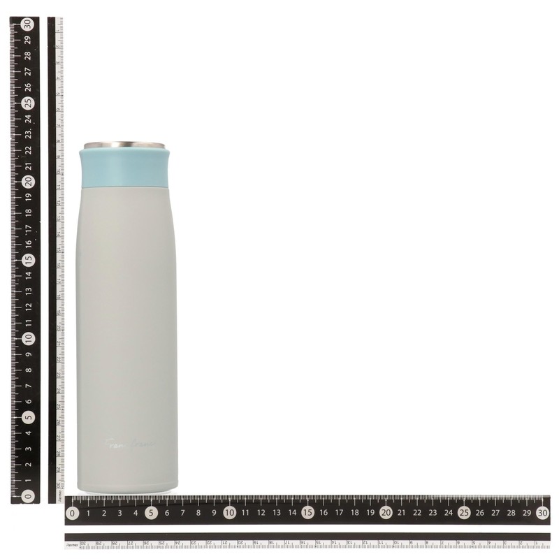 Francfranc Matte Stainless Steel Bottle, 16.9 fl oz (500 ml),