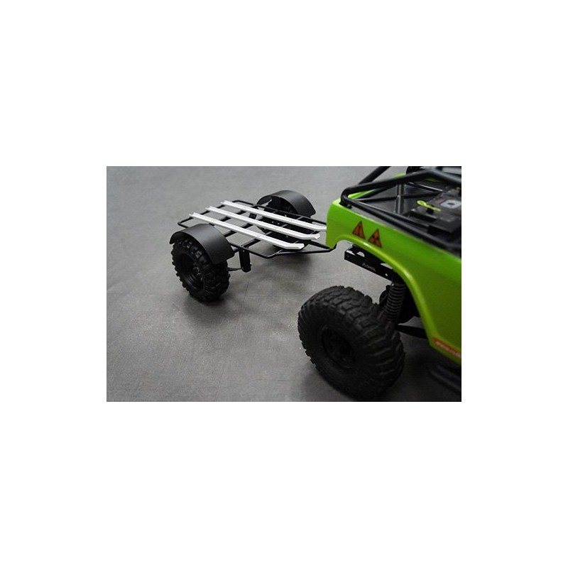 Yeah Racing 1/10 Scale Leaf Sprung Steel Trailer with Hitch