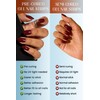 Gel Nail Strips 44Pcs, No UV/LED Lamps Needed, Pre-Cured Nail