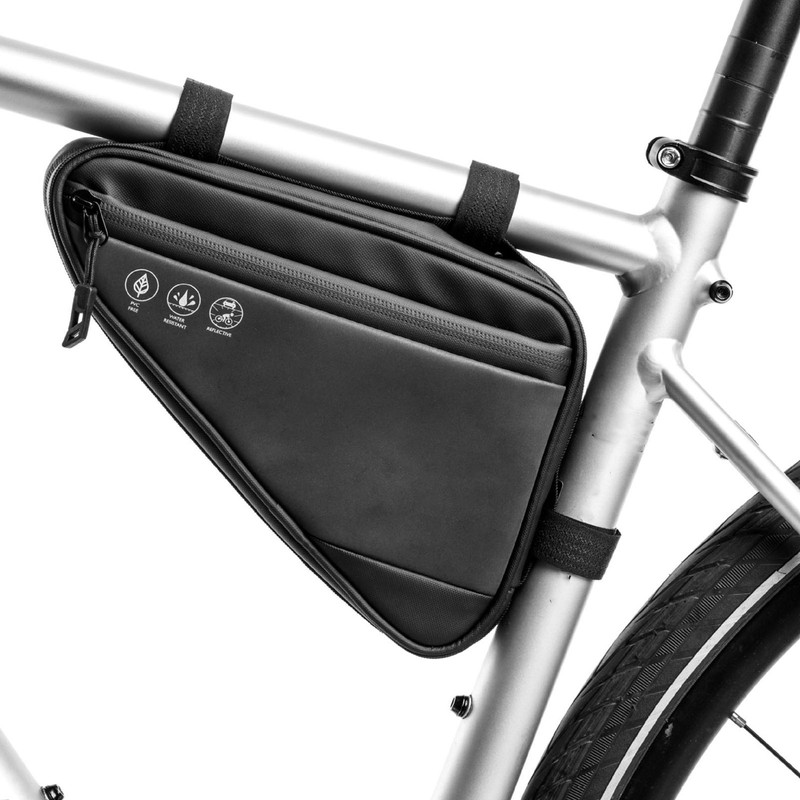 Bicycle Triangle Frame Bag Waterproof Bike Triangle Saddle Frame Pouch