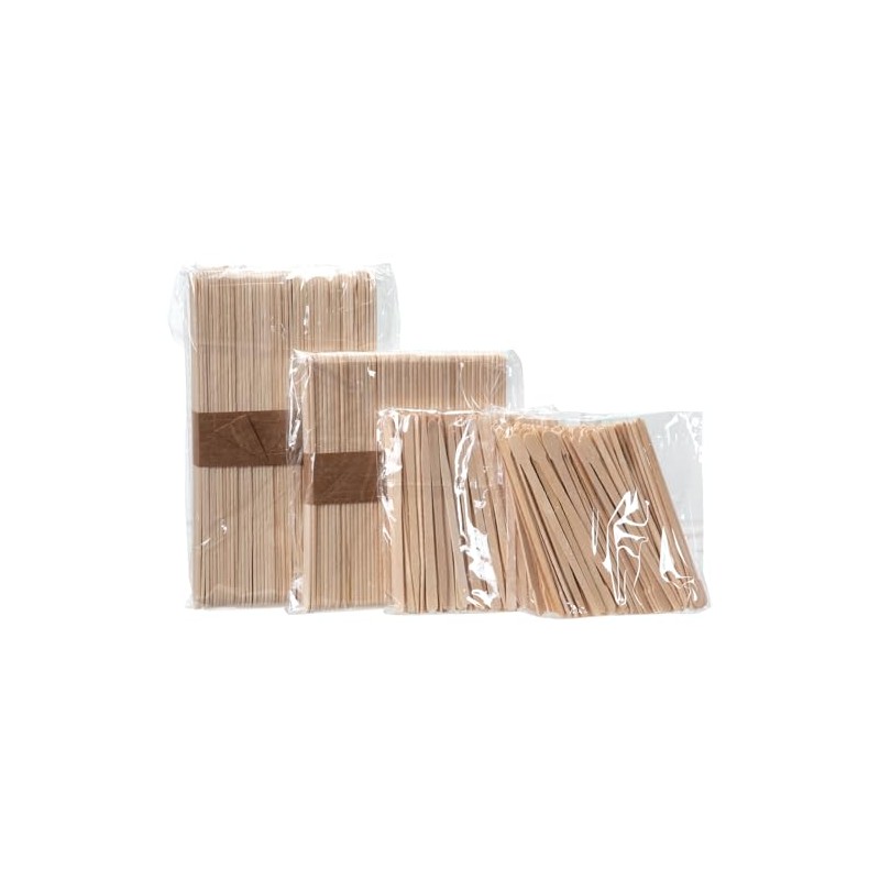 ForPro Premium Wood Stick 300 Pcs Kit, Non-Sterile, Assorted Hair