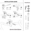 Quixotical Out Front GPS Computer Handlebar Mount, Integrated Aero Handlebar