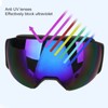 Ski Goggles Magnetic Lens Anti Fog Snow Goggles Interchangeable Lens