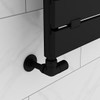 E2trade Black 15mm Radiator Pipe Hole Collars Cover Radsnaps (Pack