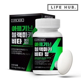 Life Hub [Life Herb] Life Herb Arginine Black Maca Vita Tablets 1 container (60 tablets) 2 months supply None / [라이프허브]라이프허브 아르기닌 블랙마카 비타 정 1통(60정) 2개월분 없음