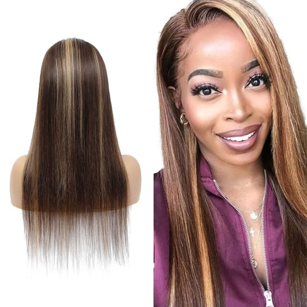 Real Hair Wig Human Hair Wig 4x4 Lace Closure Wig P1b427 Wig Ombre Blonde Lace Front Wigs Human Hair with Natural Hairline Pre Plucked Straight Lace Front Wig Human Hair 24 Inches