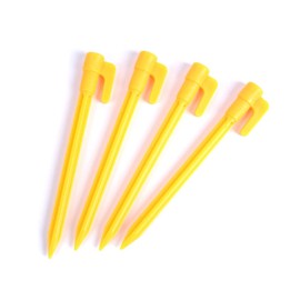 Plastic Tent Pegs, Strong Garden Ground Pegs for Camping Accessories, Camping Awning, Caravan Awnings 4PCS