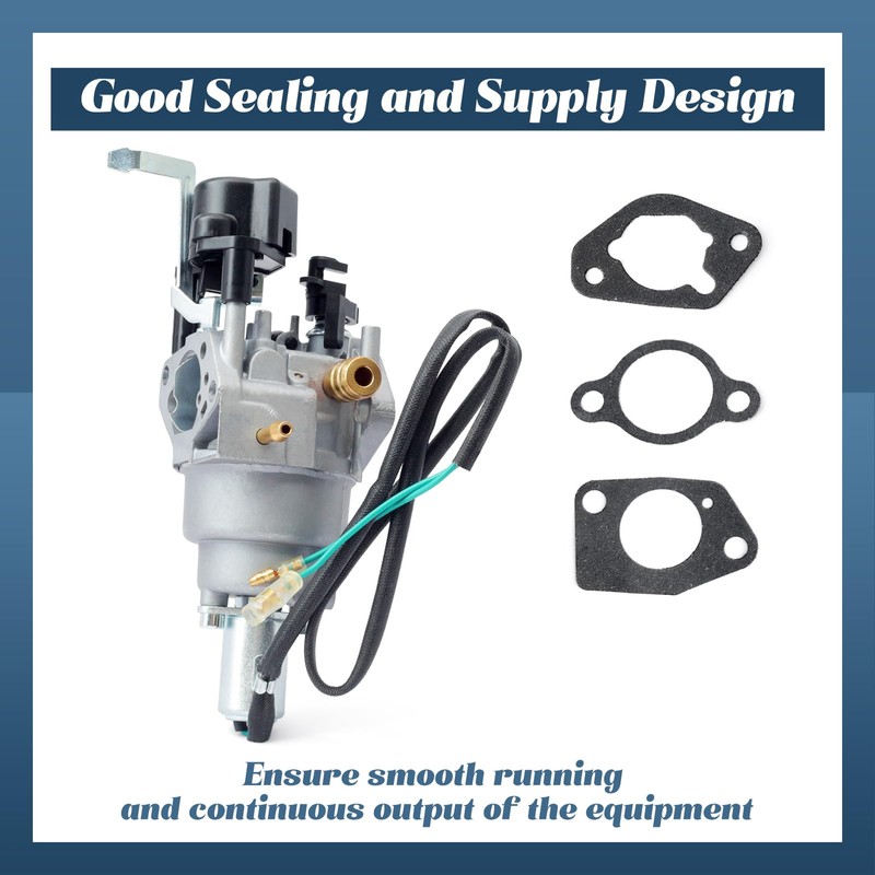 Carburetor Kit Compatible with Westinghouse WGen9500DF WGen9500DFC Portable Generator Dual