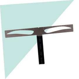 Mikinona Eyebrow Positioning Ruler Stencil Kit for Natural Symmetry Travel-friendly