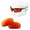 OOWLIT Replacement Lenses Compatible with Oakley Split Jacket Sunglass Fire