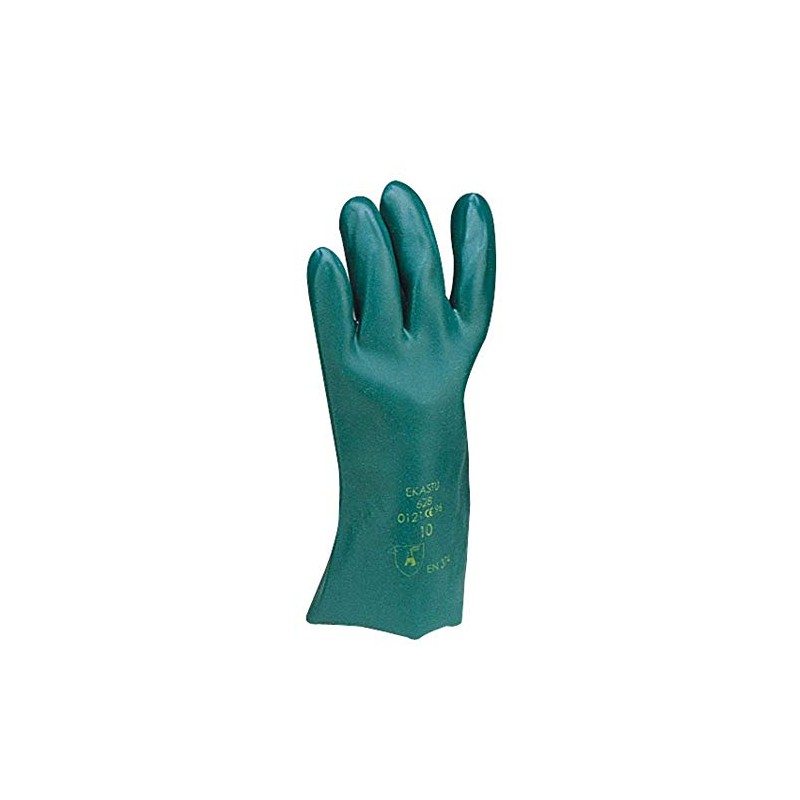 EKASTU-SEKUR Polyvinylchlorid Chemiekalienhandschuh Größe (gloves): 9, L EN 374, EN