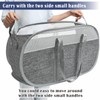 BOSNONA 2 Pack Large Collapsible Laundry Baskets 74L Pop Up