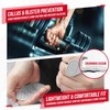 Gray Anti-Slip Workout Grips - Ergonomic Rubber Hand Protector Gloves