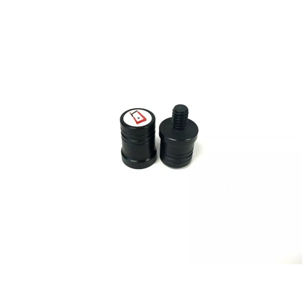 Cuetec New Cuetec Black Joint Protectors With Logo - 3/8x14