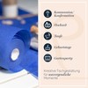 100%Mosel Fleece Table Runner, in Royal Blue (30 cm x