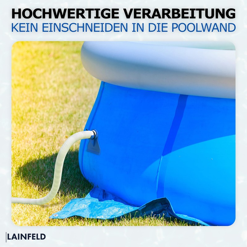LAINFELD 2 x Pool Hose Holder, 26-38 mm, Pool Hose