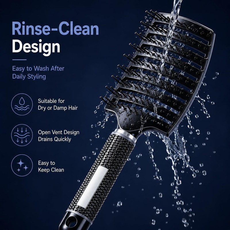 Texture Comb, Wide Tooth Volumizing Styling Comb for Men and