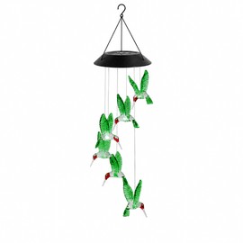 Solar Wind Chime for Outdoor Decor – Color-Changing Hanging Light for Patio, Yard & Garden