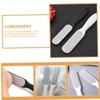 PACKOVE 4Pcs Stainless Steel Dual-Sided Foot File Heel Callus Remover