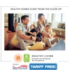 Moisture/Vapor Barrier Underlayment for Laminate Engineered Hardwood Floors (.006 Mil