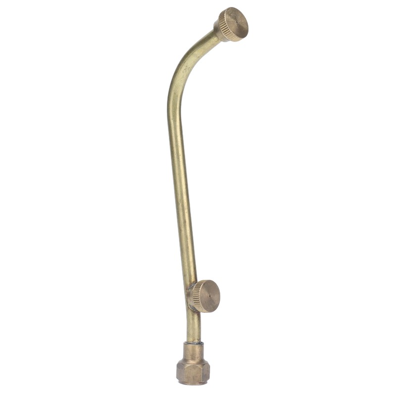 Garden Sprayer Nozzle Double Outlets Brass Agricultural Water Mist Atomizing